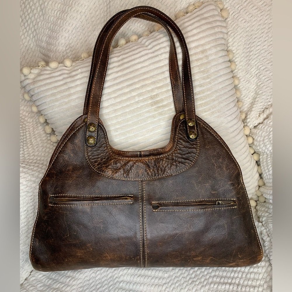 Patricia Nash Distressed Ergo Satchel - Picture 4 of 14